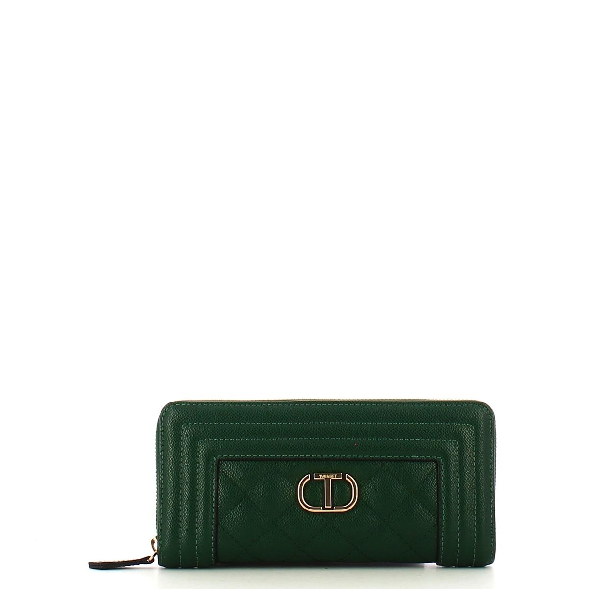 Wallet TWINSET Woman color Green