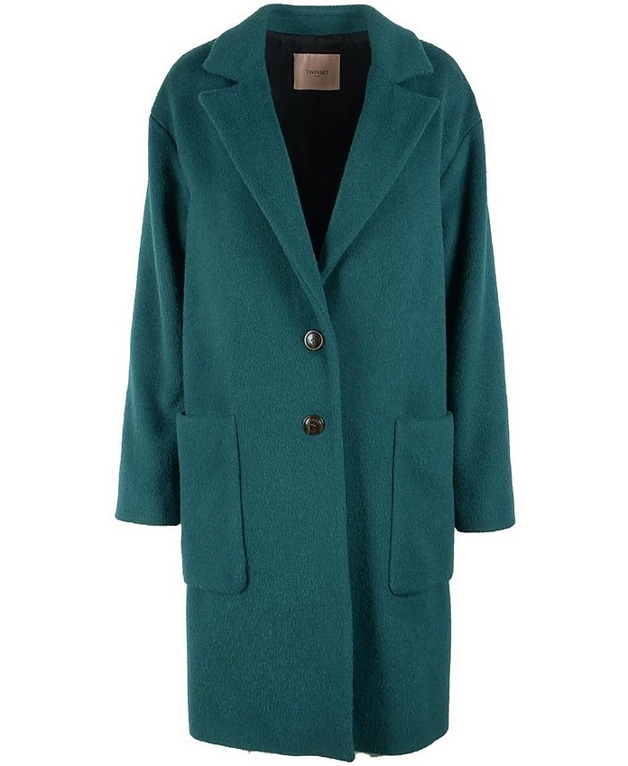 Women's Green Coat - TWIN SET