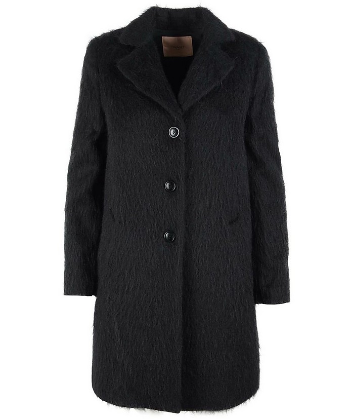 Women's Black Coat - TWIN SET