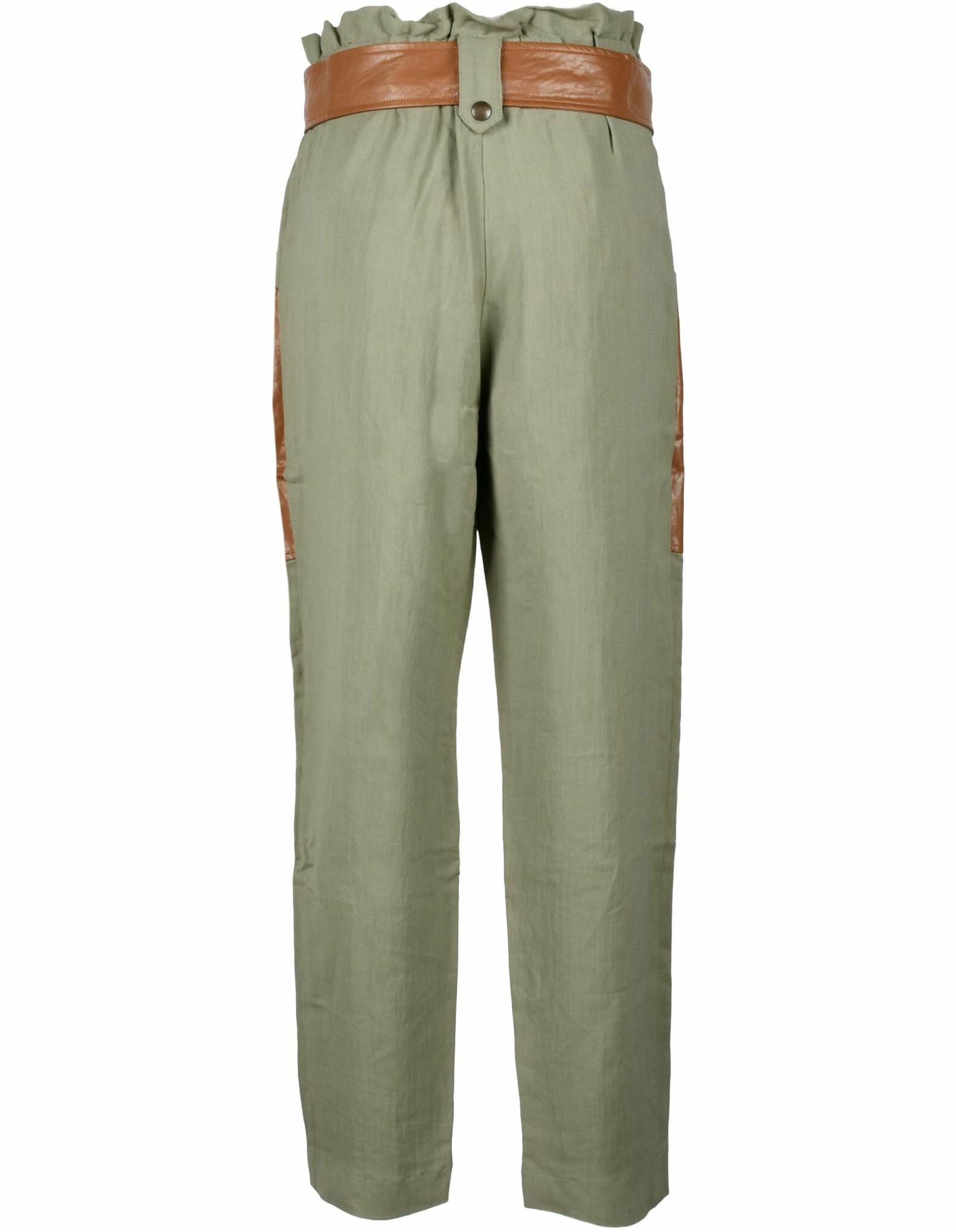 Abnormaal Verplaatsbaar hoog TWIN SET Women's Green / Brown Pants 38 IT at FORZIERI