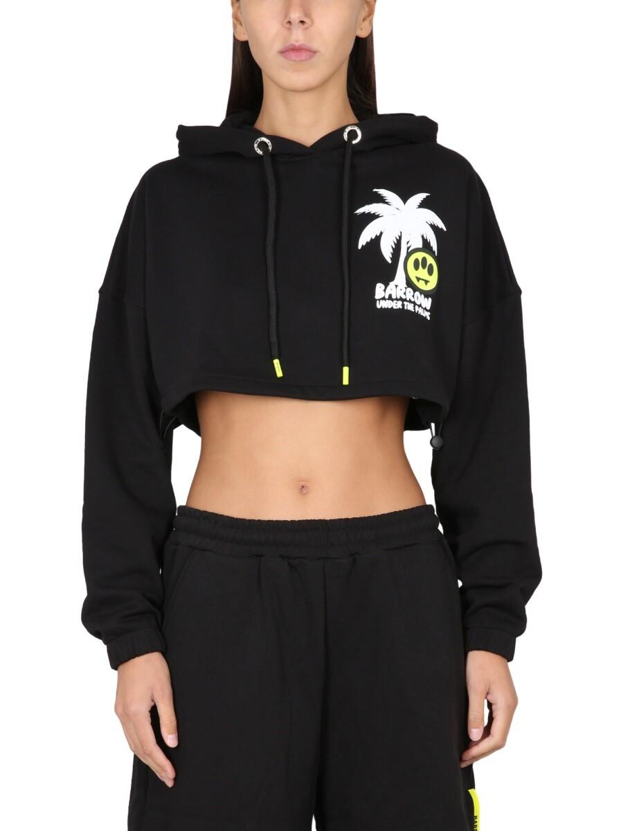 BARROW'S Cropped Hoodie L at FORZIERI