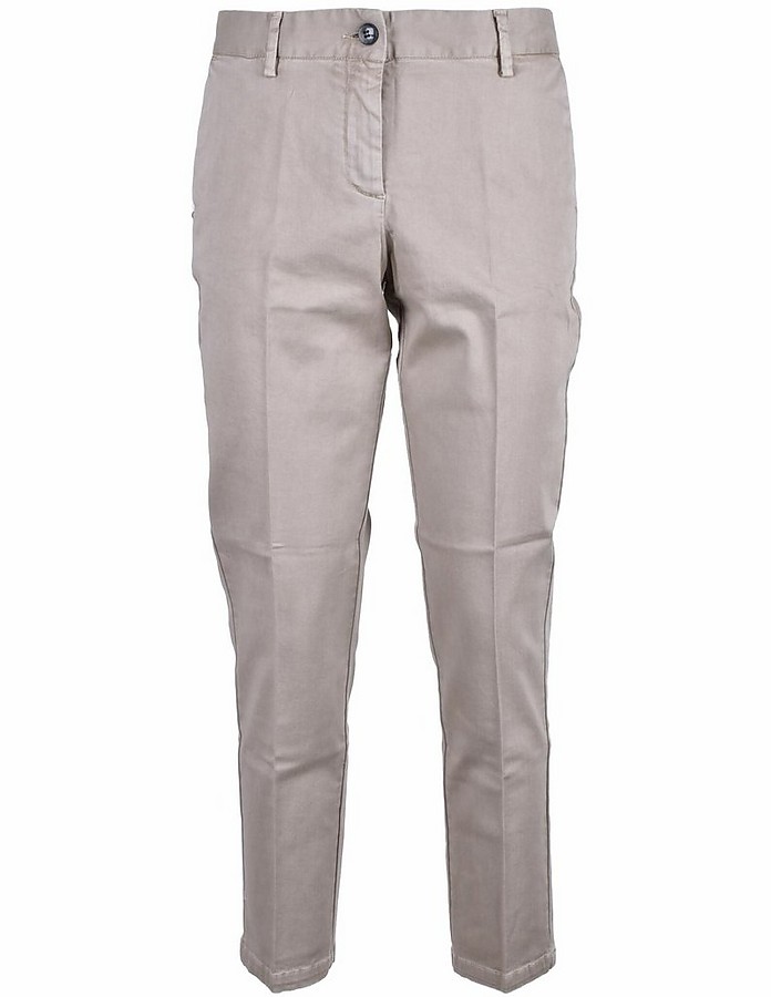 Women's Beige Pants - White Sand