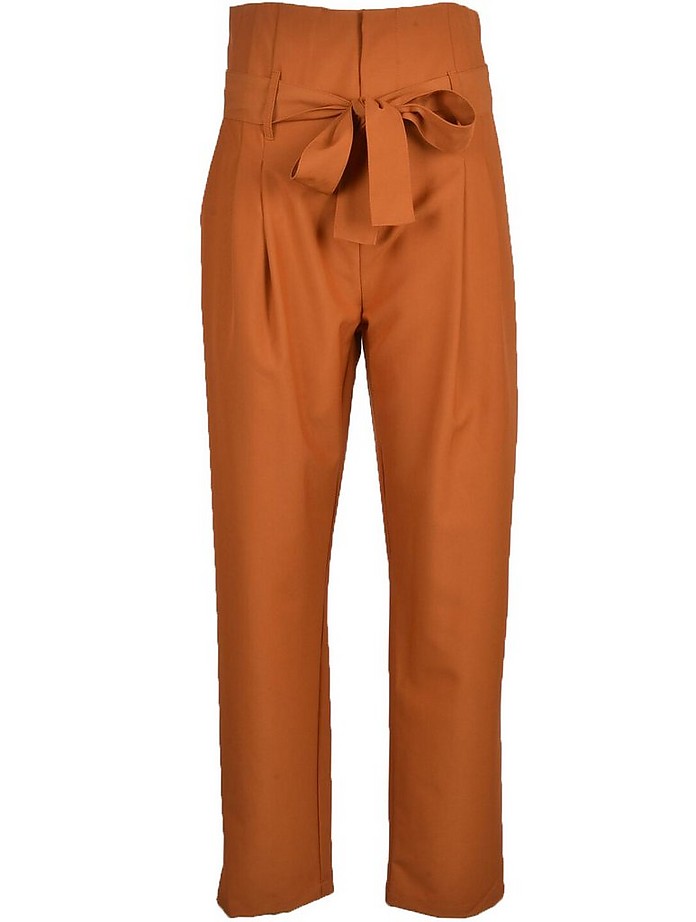 Women's Orange Pants - Weili Zheng