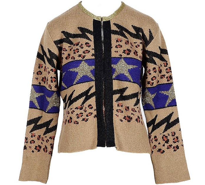 Brown Wool Blend Women's Sweater - Annarita N