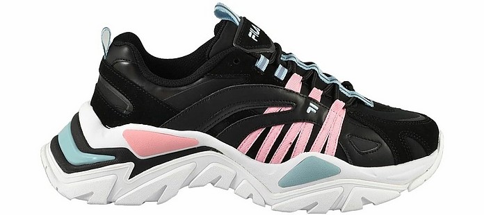 Women's Black / Pink Sneakers - FILA