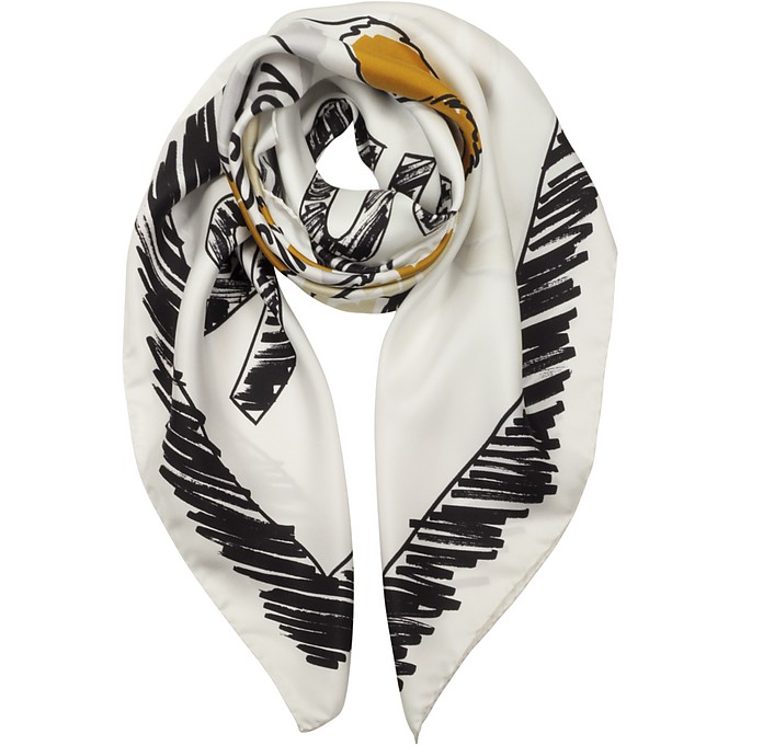 This is Not a Moschino Toy Foulard in Seta  - Moschino