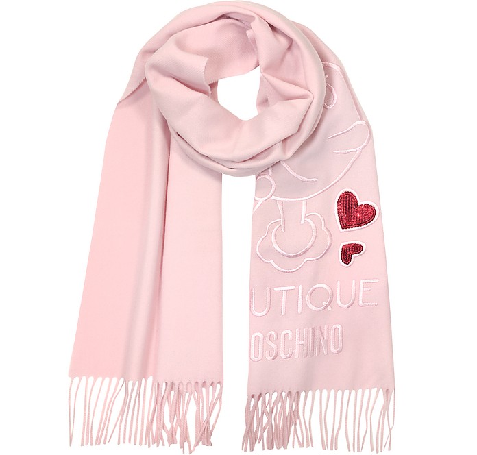 Boutique Moschino Wool and Seqins Olivia Scarf - Moschino