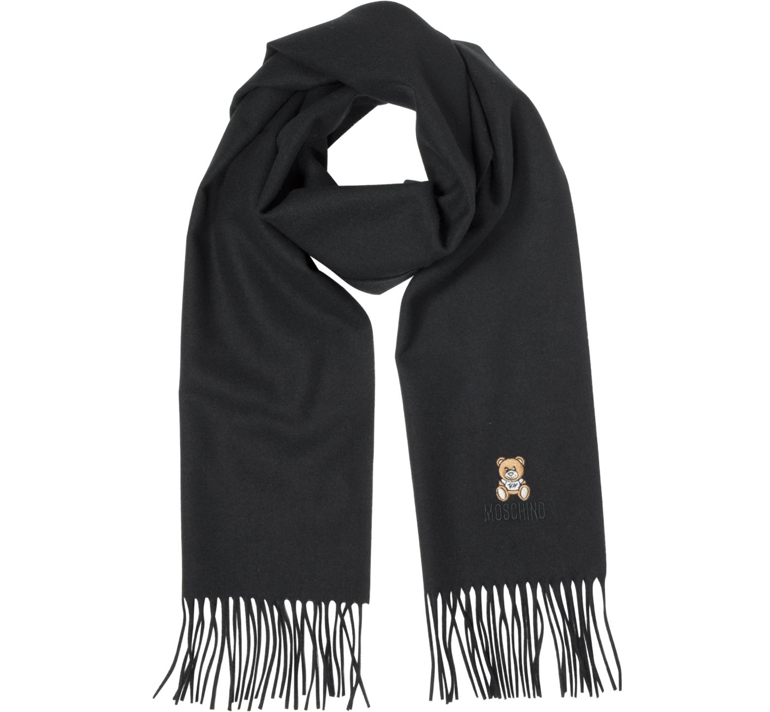 moschino wool scarf