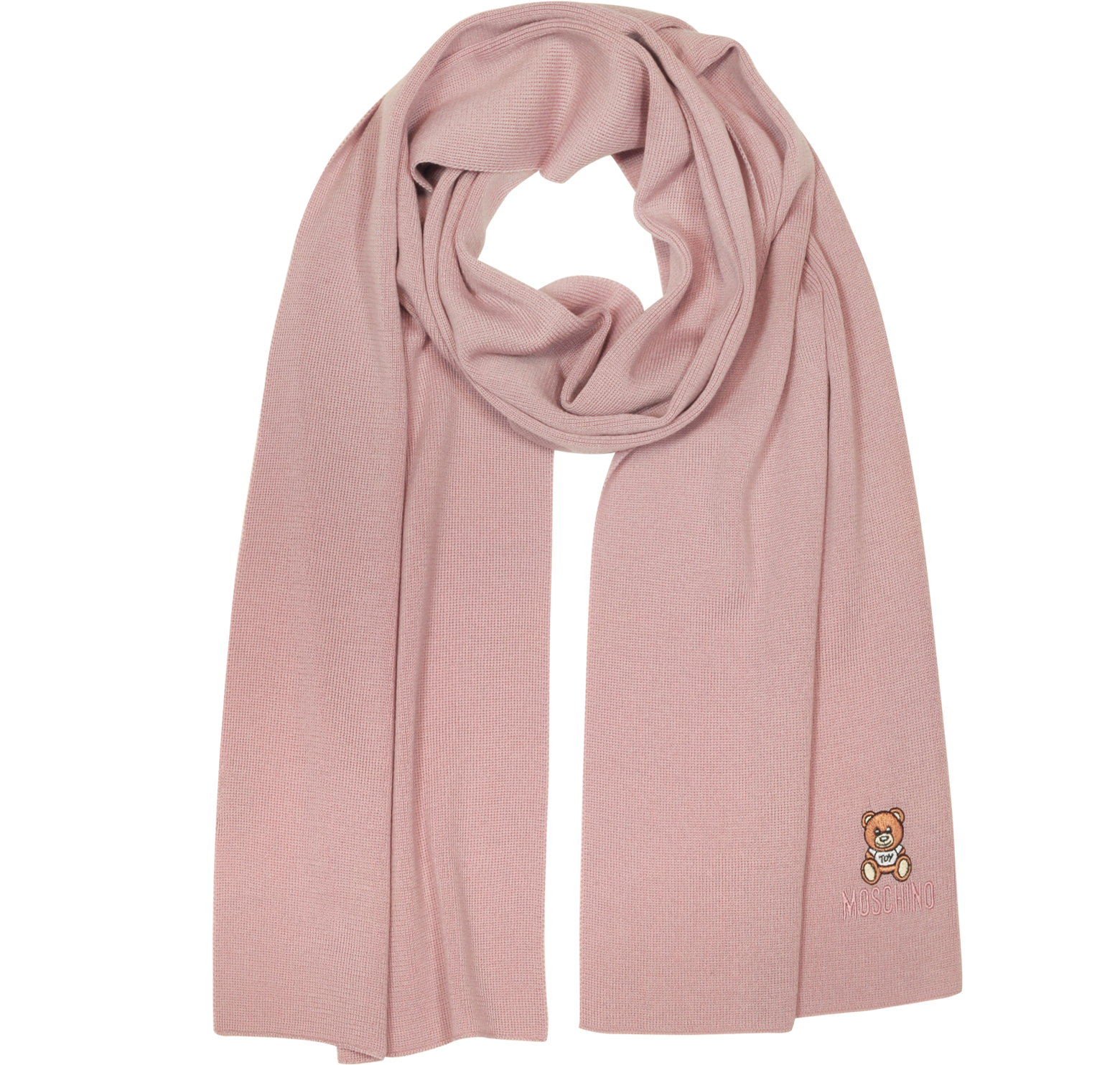 moschino scarf pink