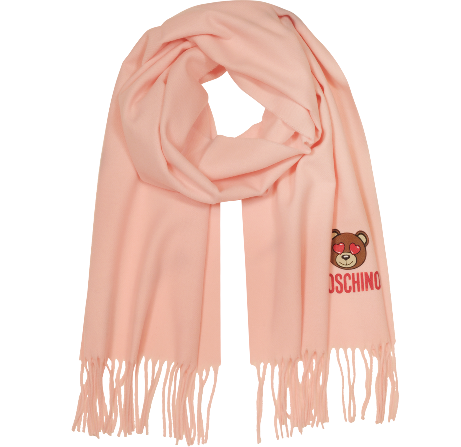 moschino scarf pink