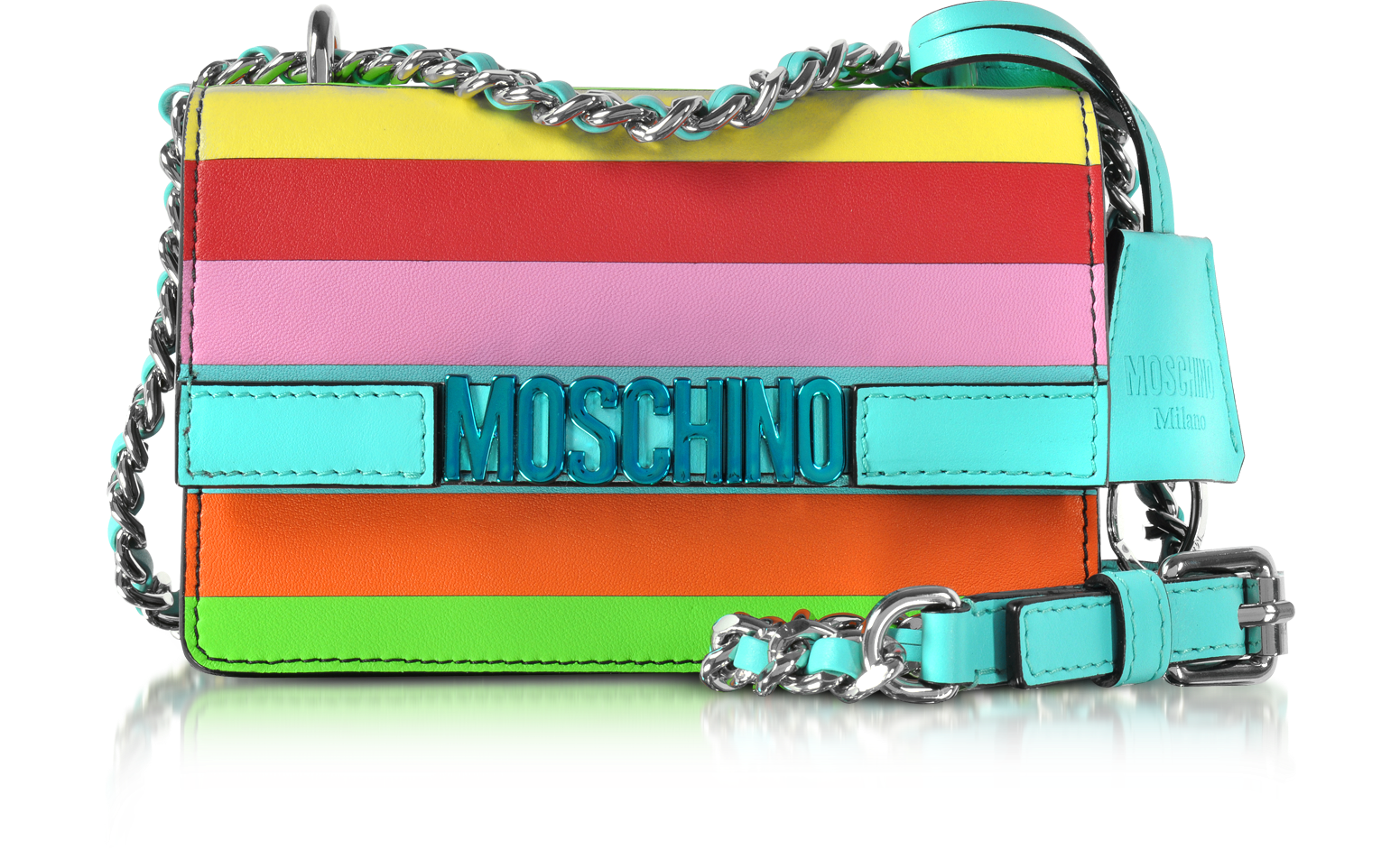 moschino rainbow bag