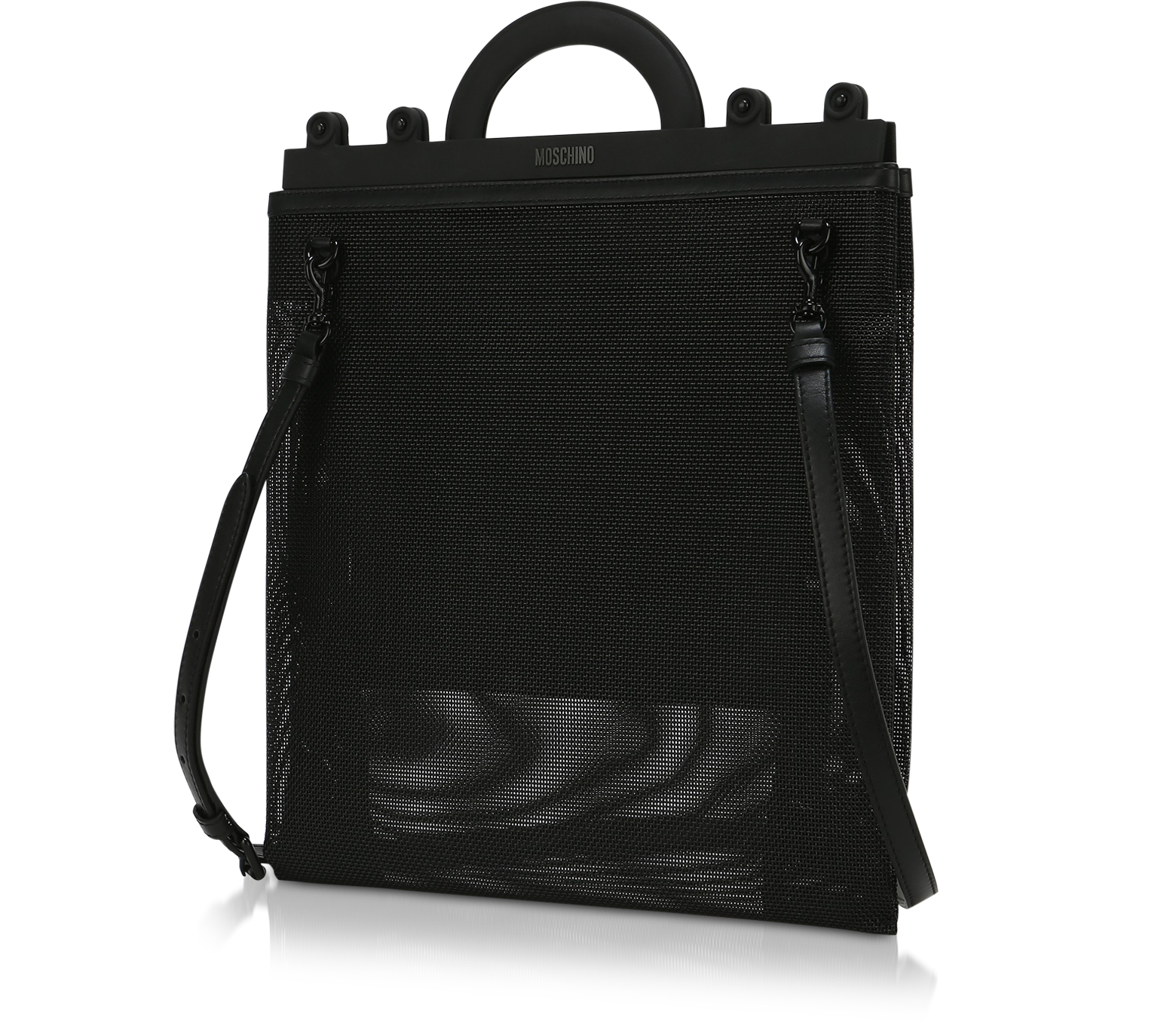 Black Printed shopper bag Moschino - Vitkac Canada