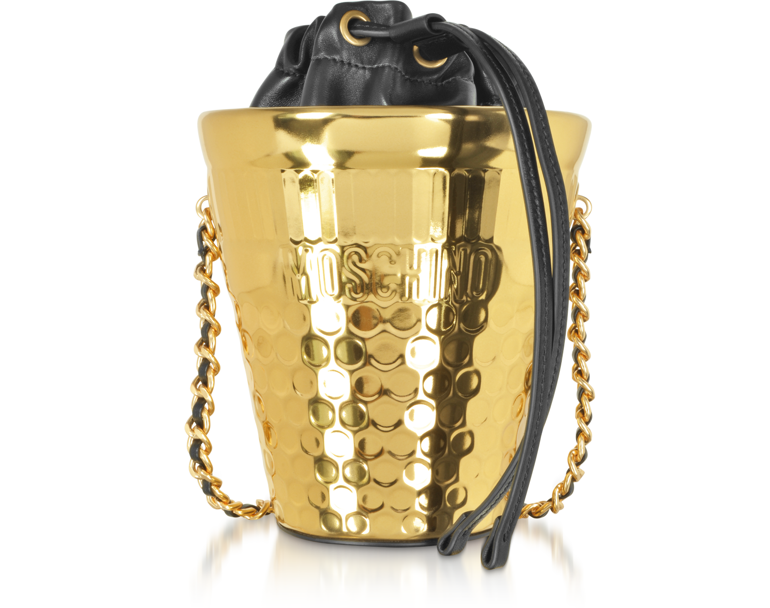 Woven bucket bag  Moschino Official Store