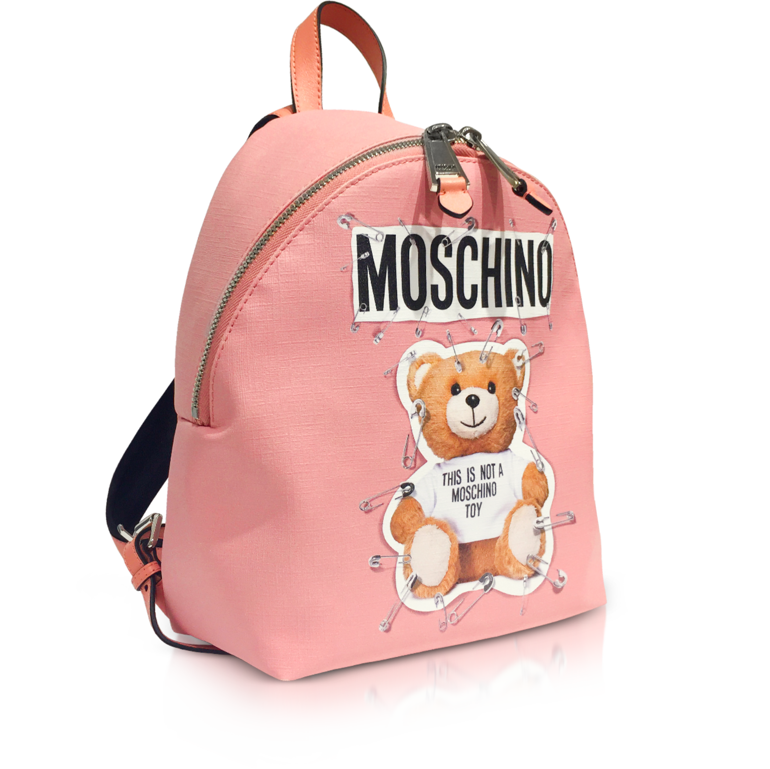 Moschino Teddy Bear Pink Backpack at FORZIERI