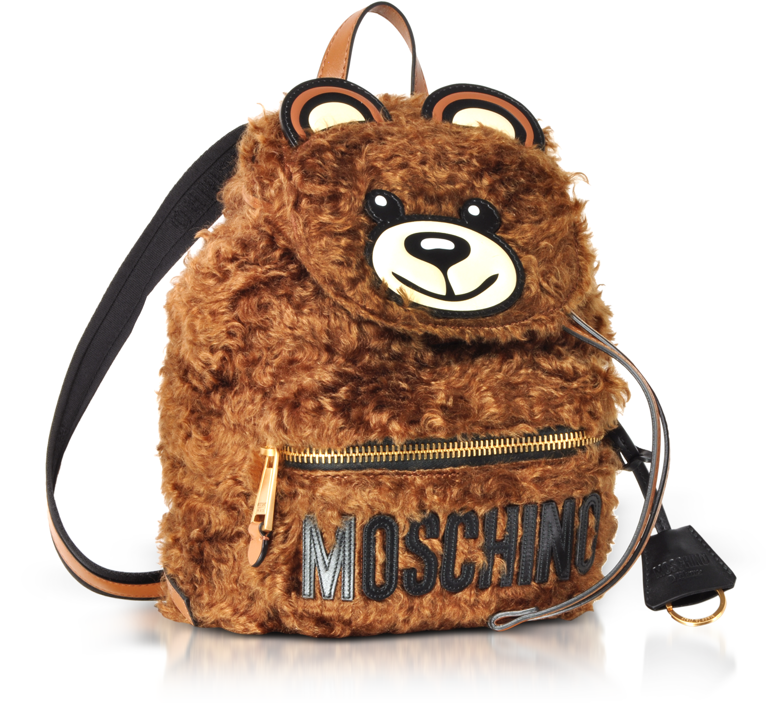Moschino Plush Teddy Bear Backpack in Brown