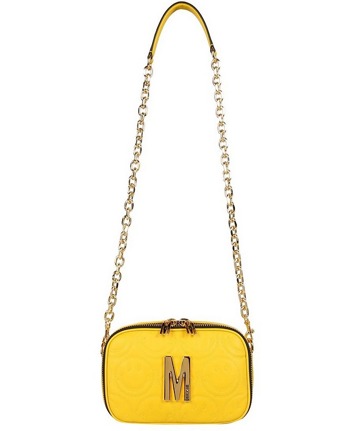 Bag With Embroidered Smiley - Moschino