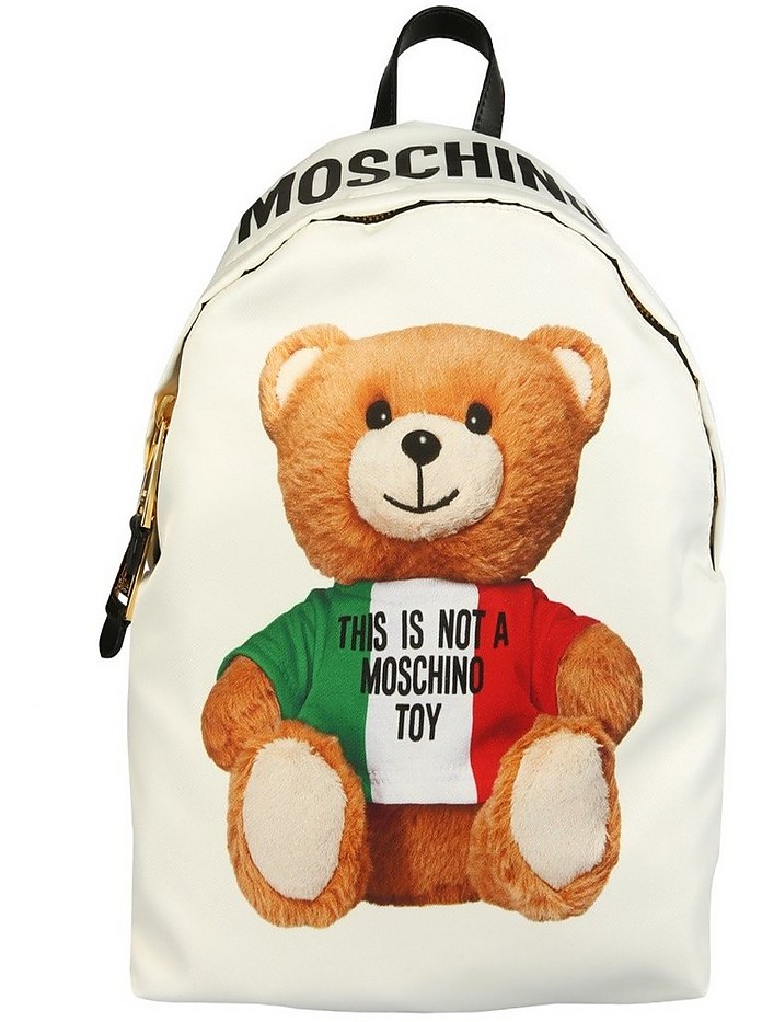 Italian Teddy Bear Backpack - Moschino