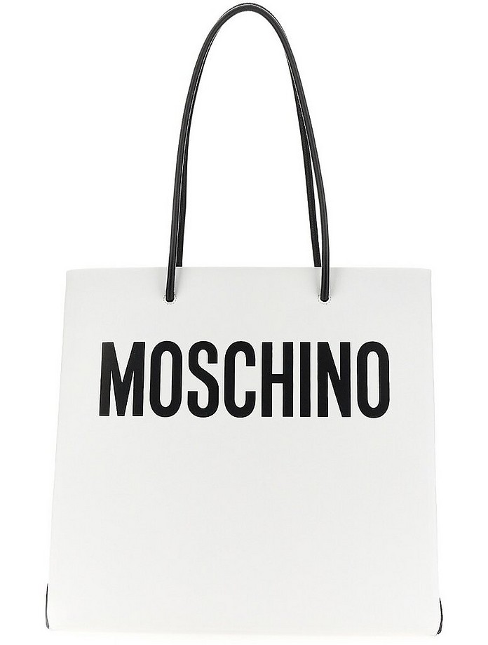 Shopper Bag With Logo - Moschino
