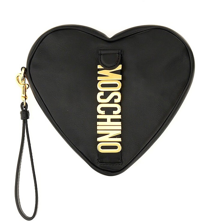Heart Clutch Bag - Moschino