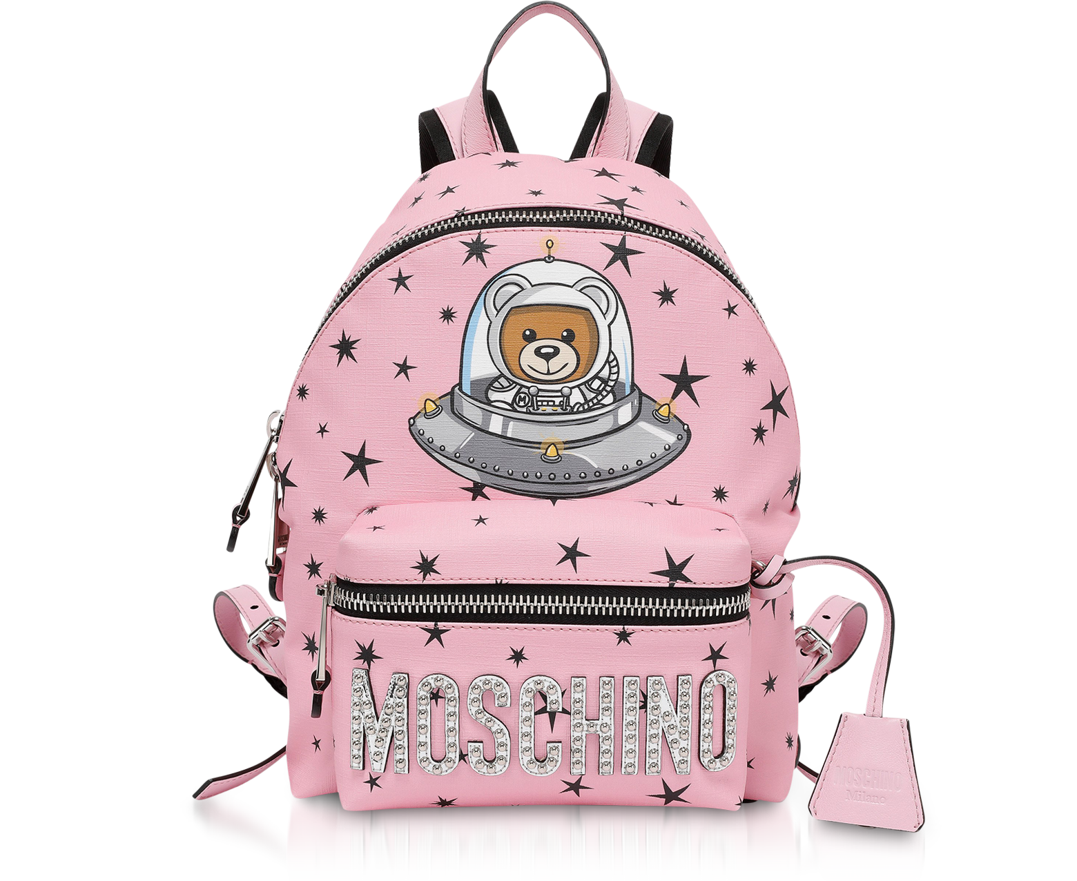 Moschino Pink Space Teddy Bear Backpack 