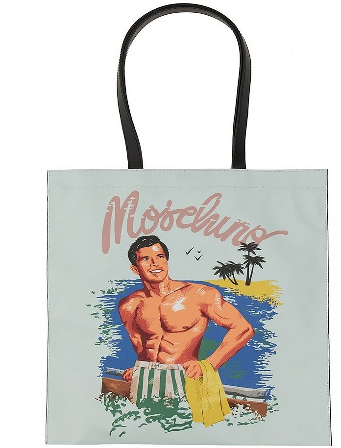 Hawaiian Print Tote Bag - Moschino