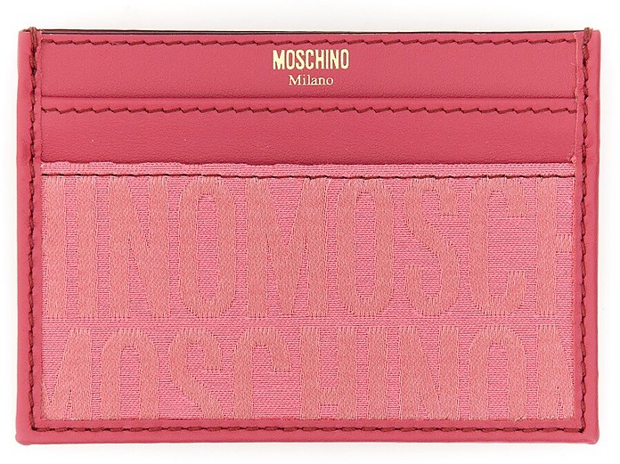 Monogram Card Holder - Moschino