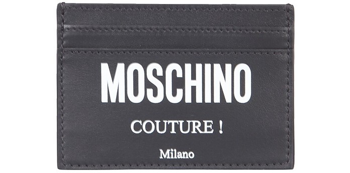 Card Holder With Logo - Moschino