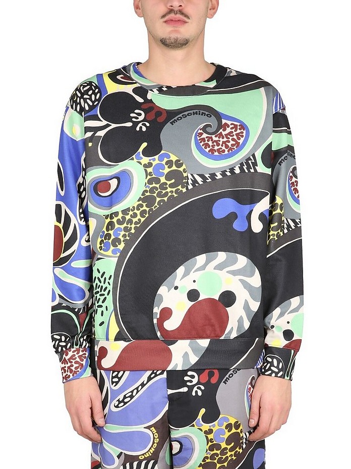 Psychedelic Print Sweatshirt - Moschino