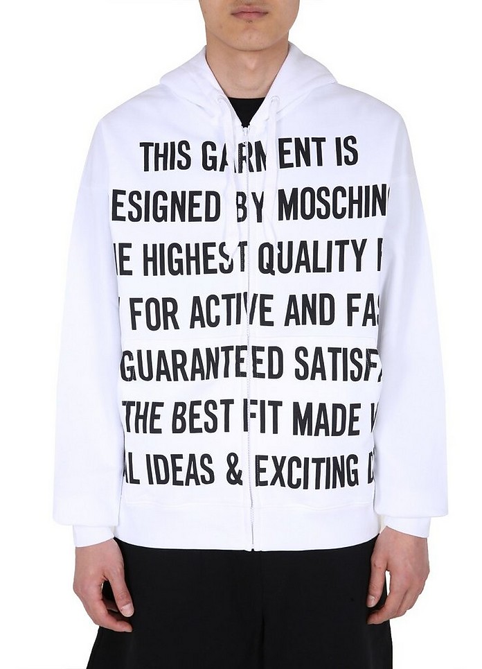 Sweatshirt With Zip - Moschino