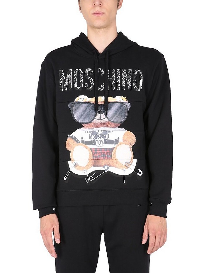 Sweatshirt With Embroidered Maxi Teddy - Moschino