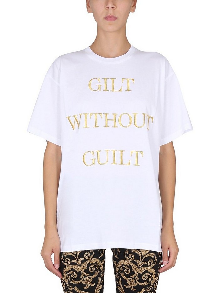 "Guilt Without Guilt" T-Shirt - Moschino