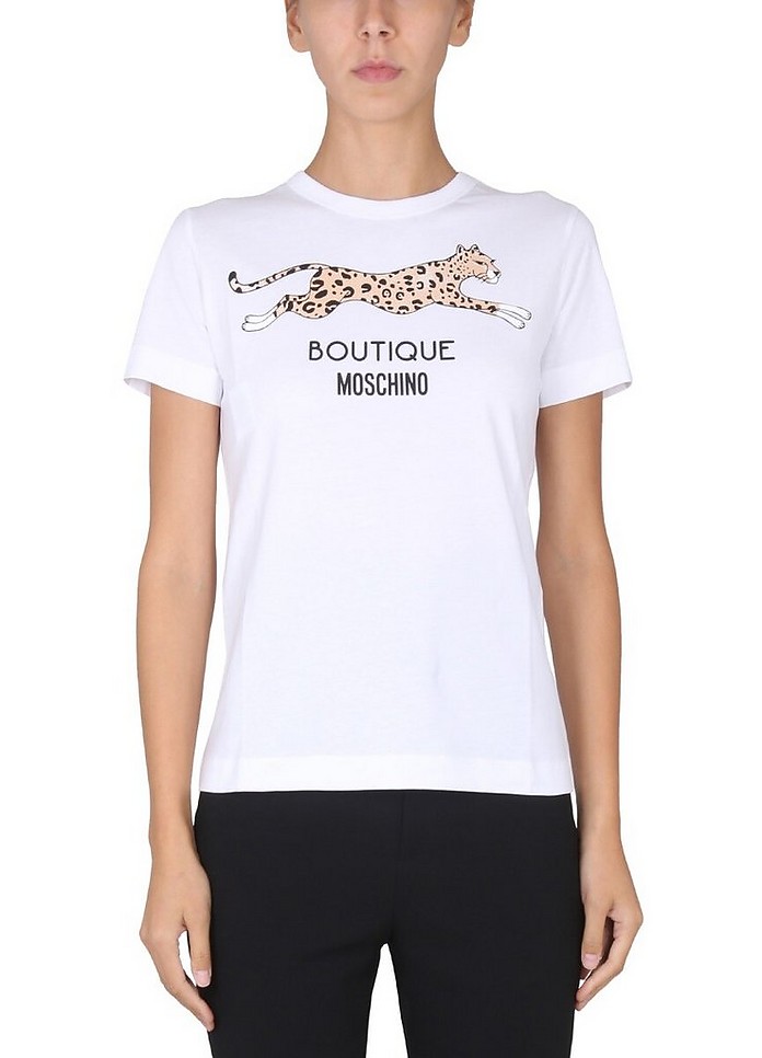 Animal Print T-Shirt - Moschino / モスキーノ