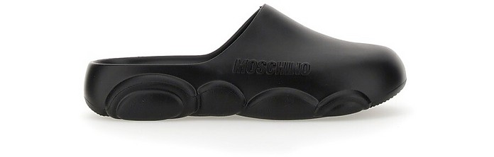 Rubber Teddy Sole Mules - Moschino
