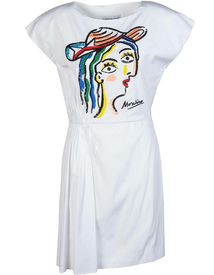 Women's White Dress - Moschino