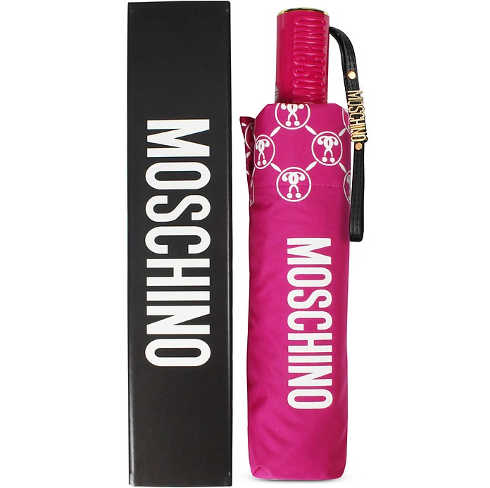 DQM All Over Pint Open-Close Mini Umbrella - Moschino