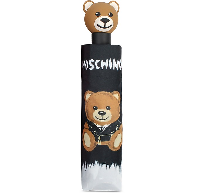 Fluffy Bear Openclose Umbrella - Moschino