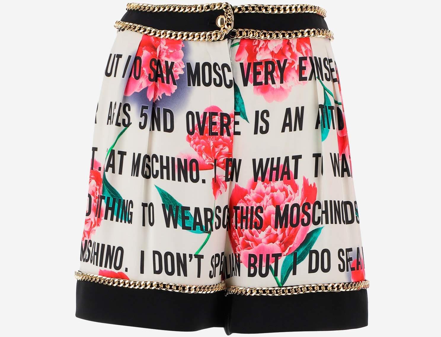 moschino shorts womens
