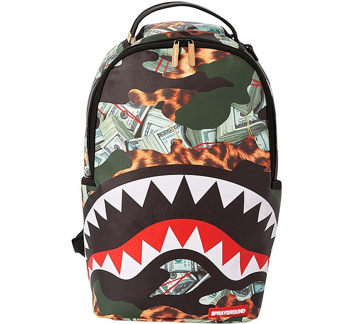 Brown Hero Shark Backpack - SPRAYGROUND