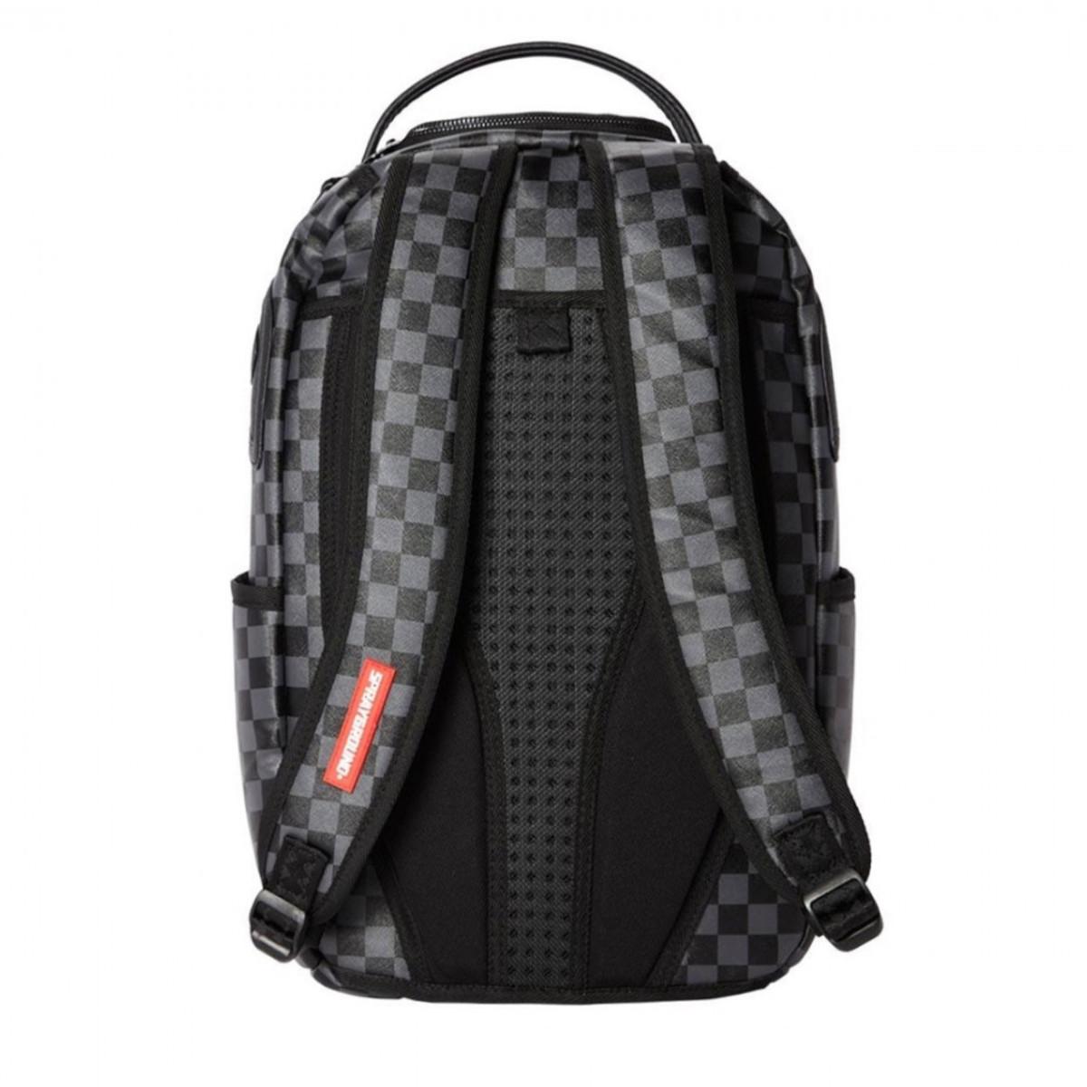 Sprayground Special Ops Checkered Shark Backpack Black Type-613