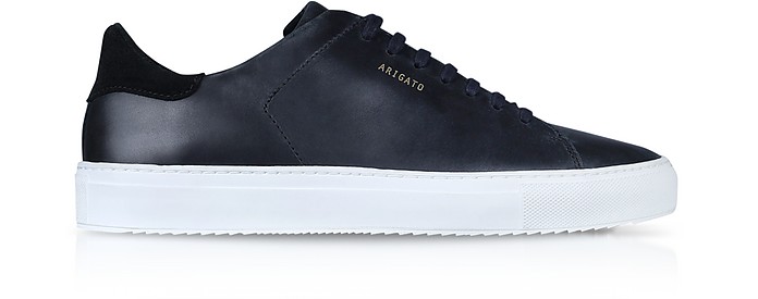 Clean 90 Black Leather Men's Sneakers - Axel Arigato