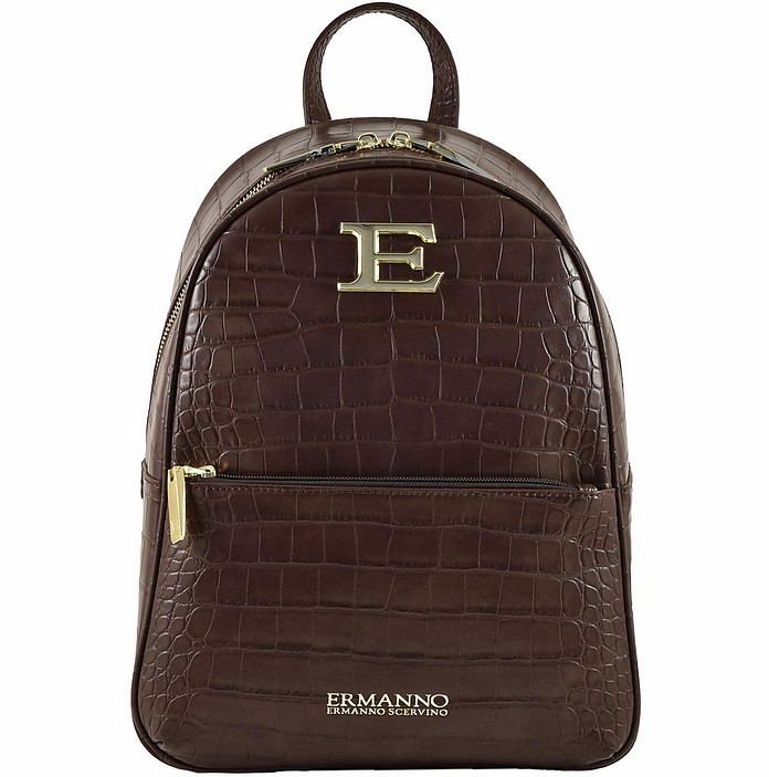 Women's Brown Backpack - Ermanno Scervino