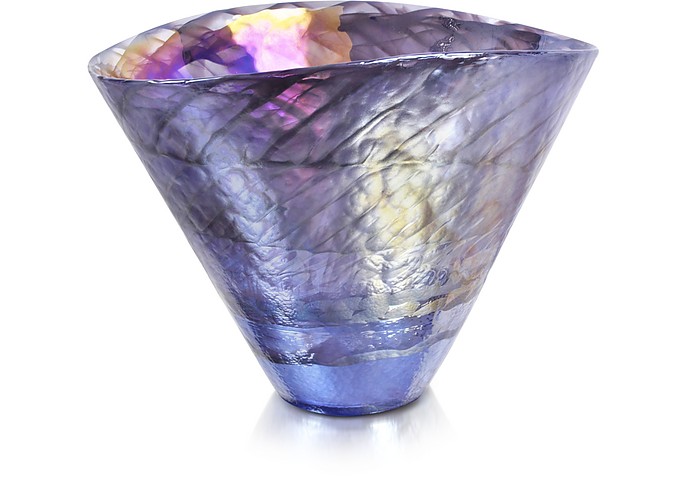 Agadir - Purple Murano Glass Vase - Yalos Murano