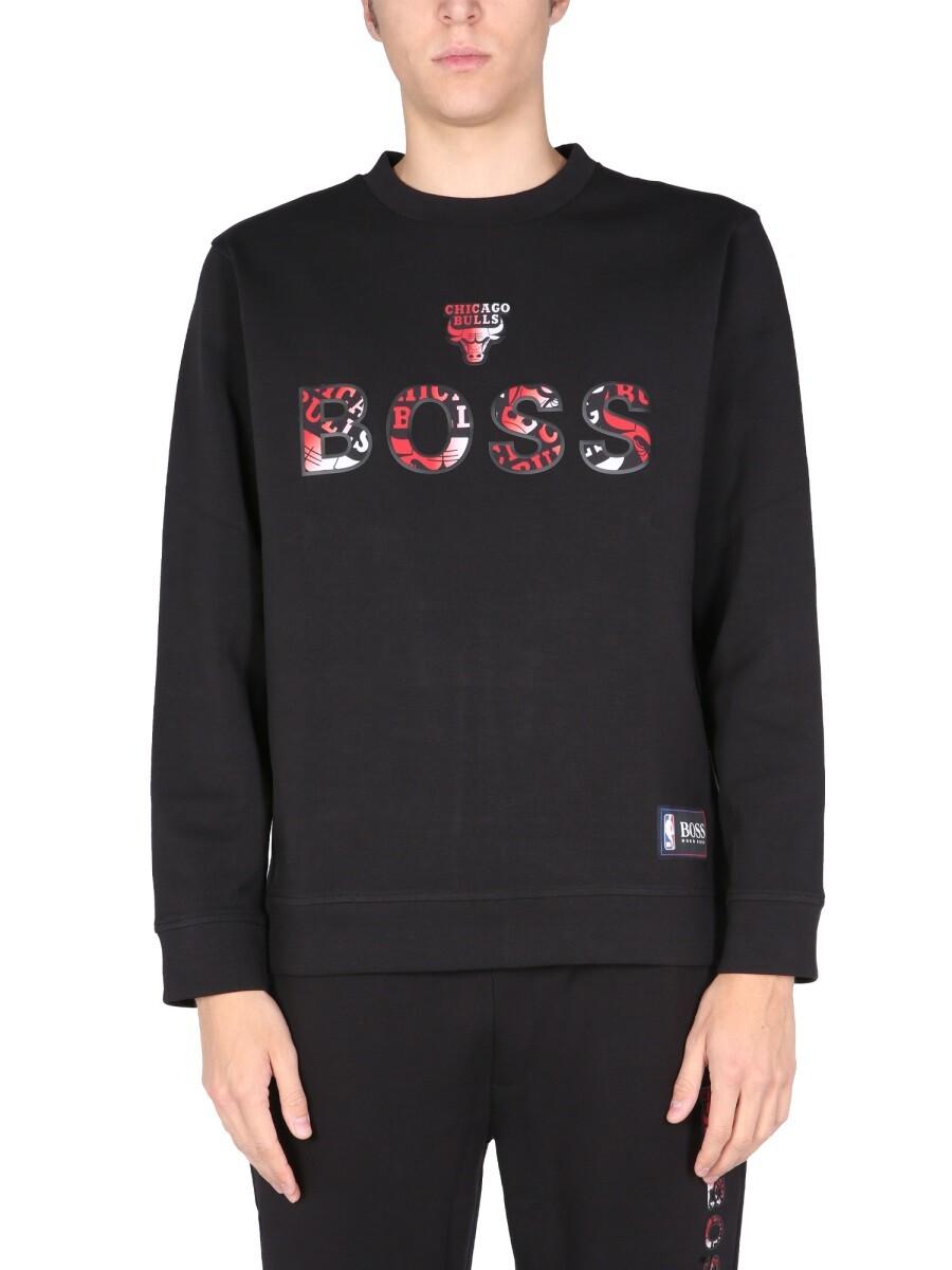 Mens Hugo Boss Sweat Shirts  Boss X Nba Chicago Bulls Logo