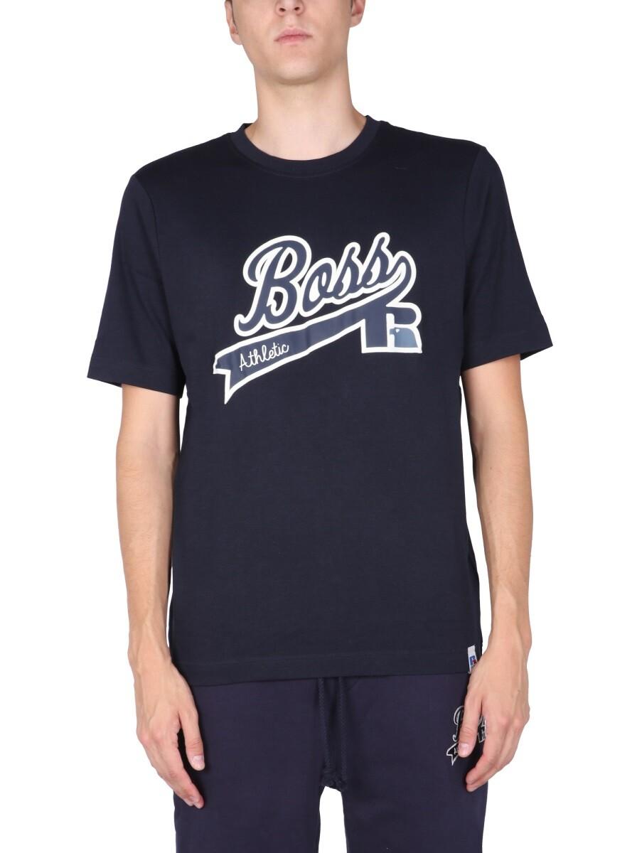 Hugo Boss Boss X Russell Athletic Logo T-Shirt S at FORZIERI