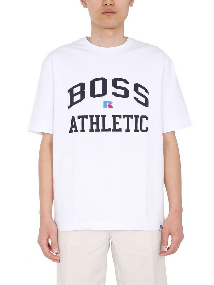 Hugo Boss Boss X Russell Athletic Logo T-Shirt XS at FORZIERI