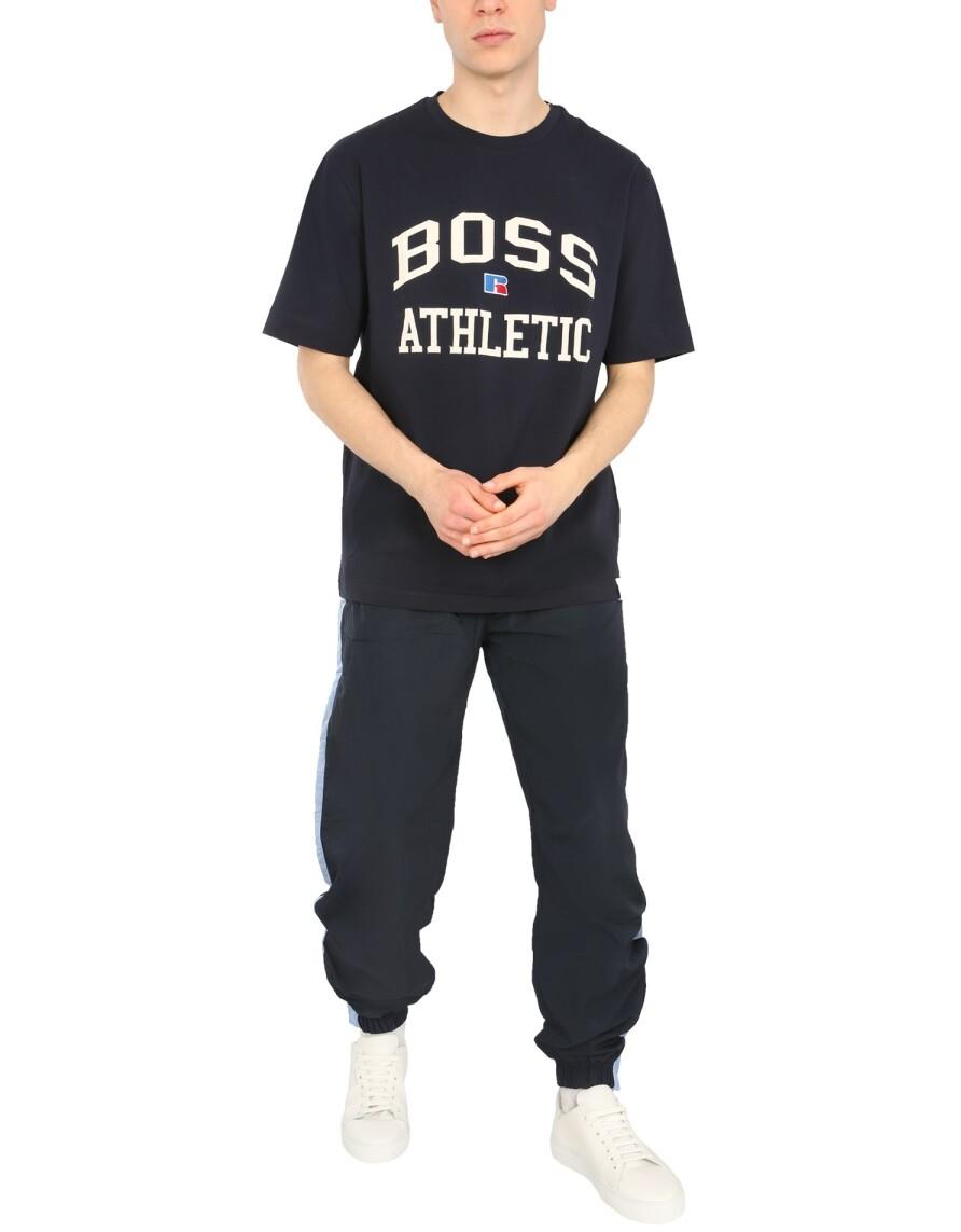 New Hugo BOSS Russell Athletic mens designer sports jeans beach gym suit  t-shirt