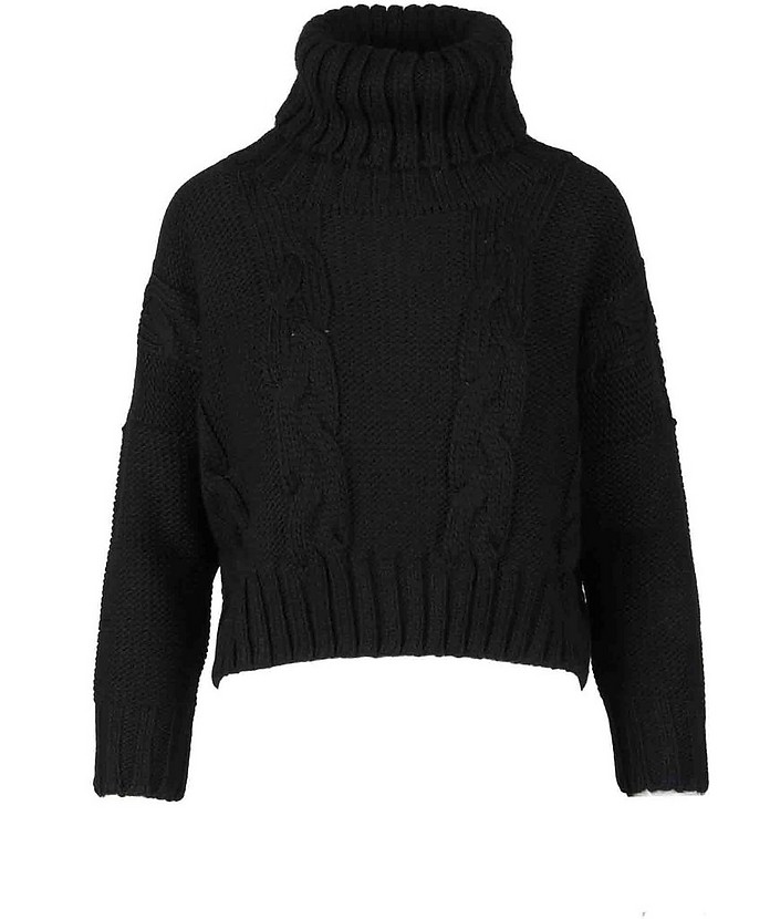 Women's Black Sweater - Cashmere Company