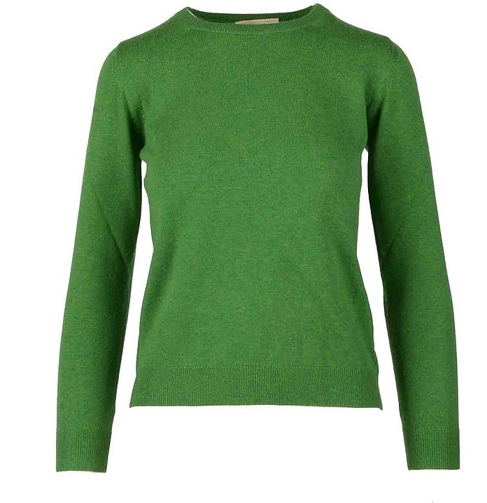 Women's Green Sweater - Cashmere Company