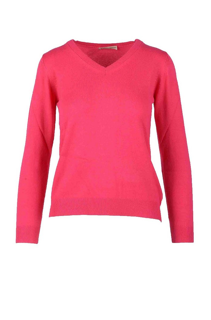 Women's Fuchsia Sweater - Cashmere Company