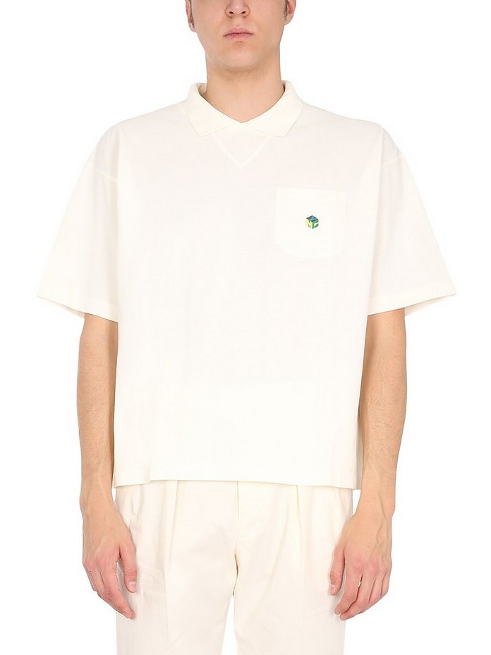 Cotton Piqué Polo Shirt - ymc